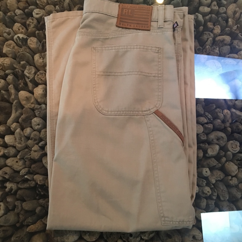 POLO by RALPH LAUREN rare vintage khaki maxi skirt